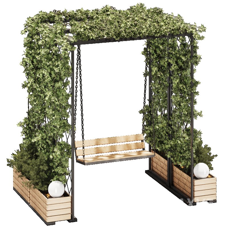 Ivy Plants Garden and Gazebo Swing - Image 1