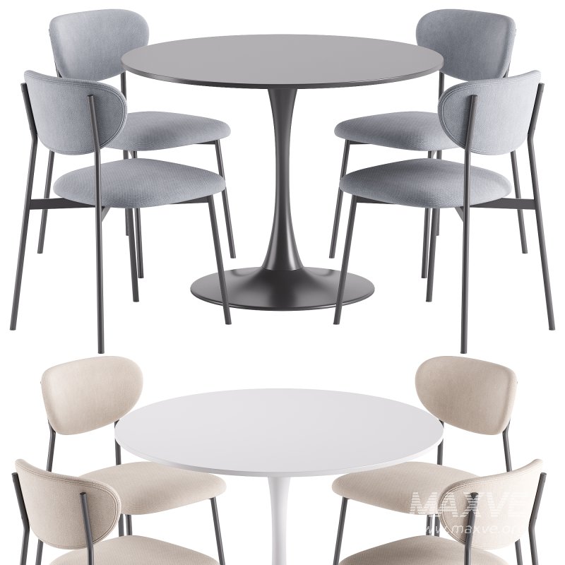 Evan Chair and Tulip Table - Image 5