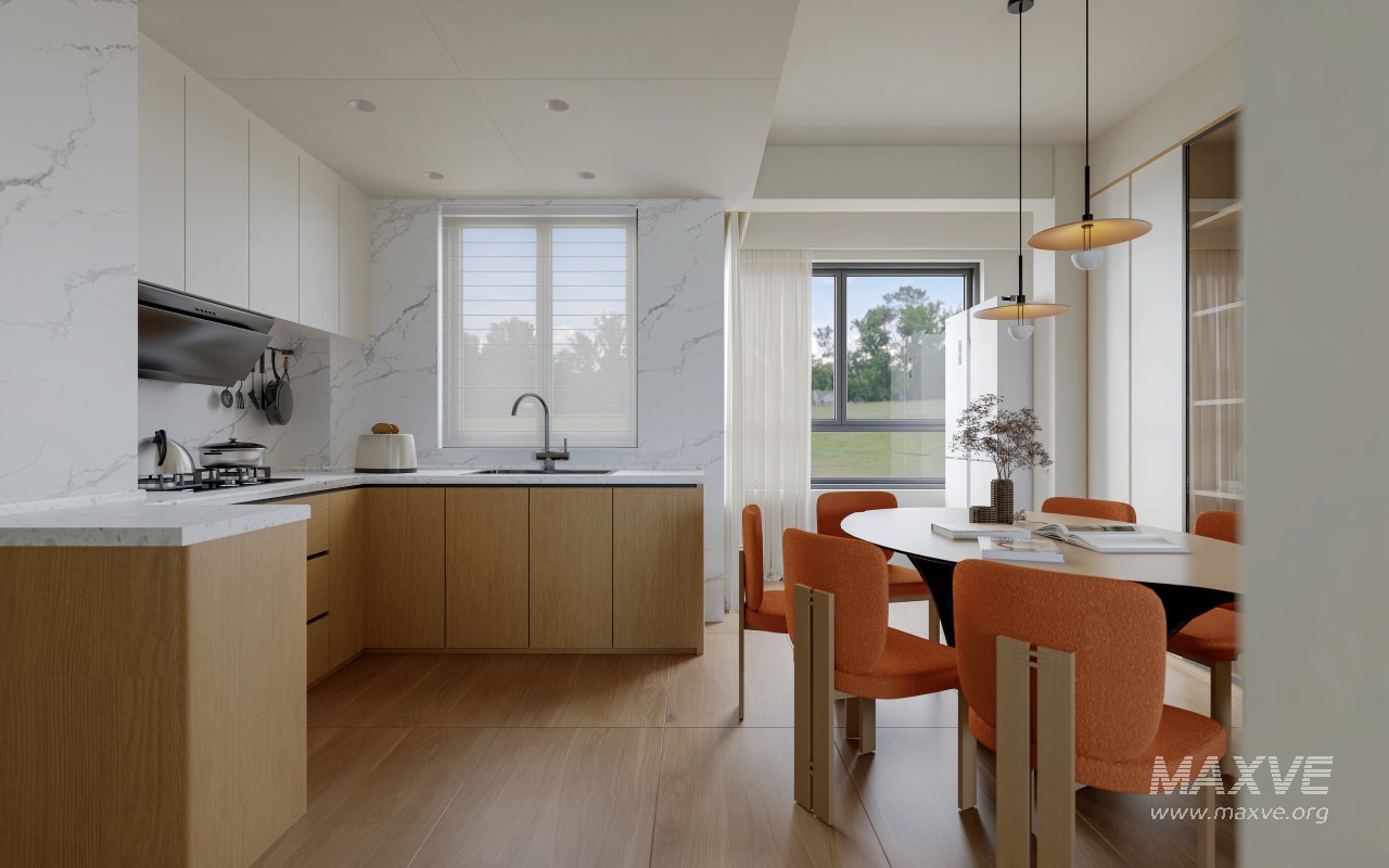 Modern dining room and home office - Image 2