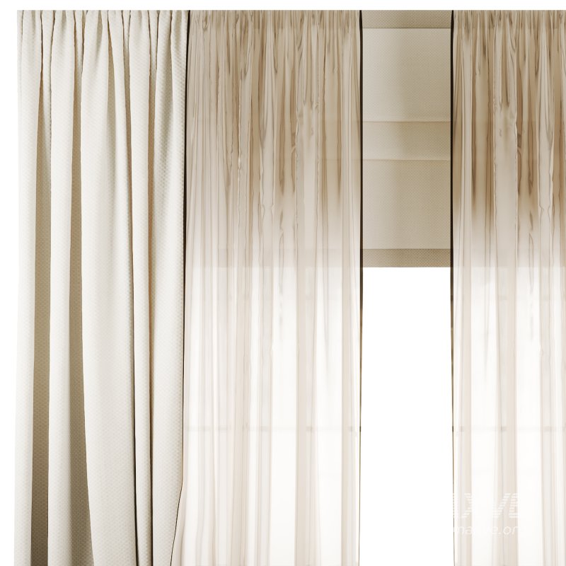Silk and Cotton Curtain Set 69 - Image 4