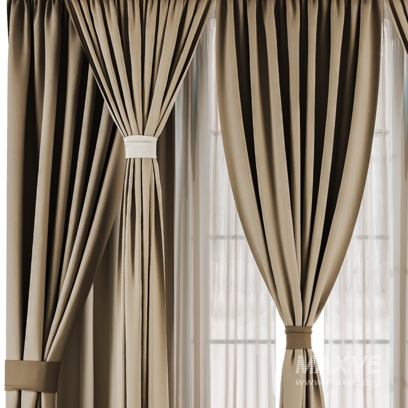 Silk and Cotton Curtain Set 64 - Image 4