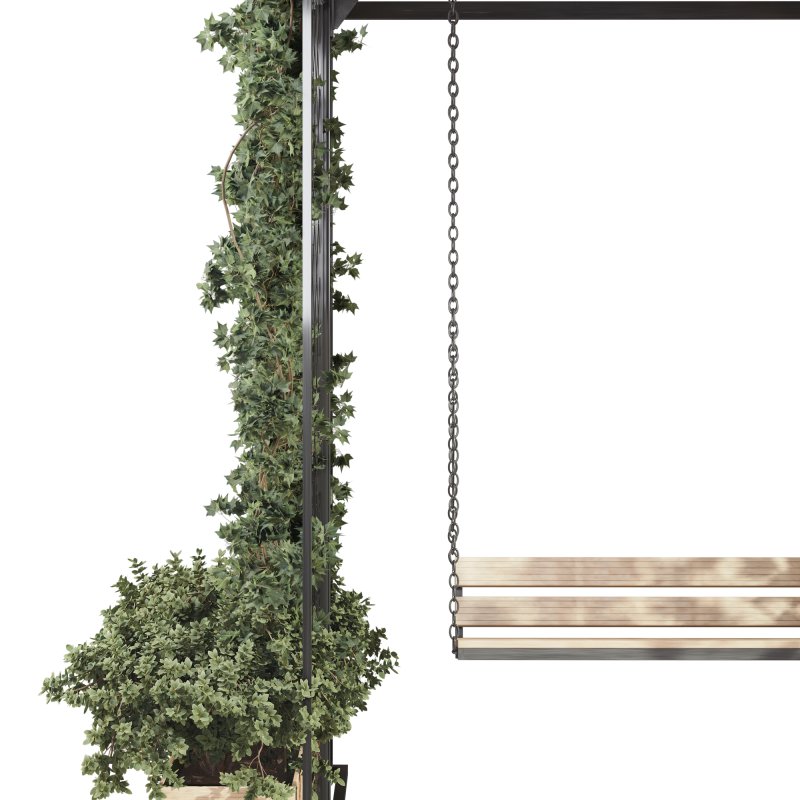 Ivy Plants Garden and Gazebo Swing 02 - Image 3