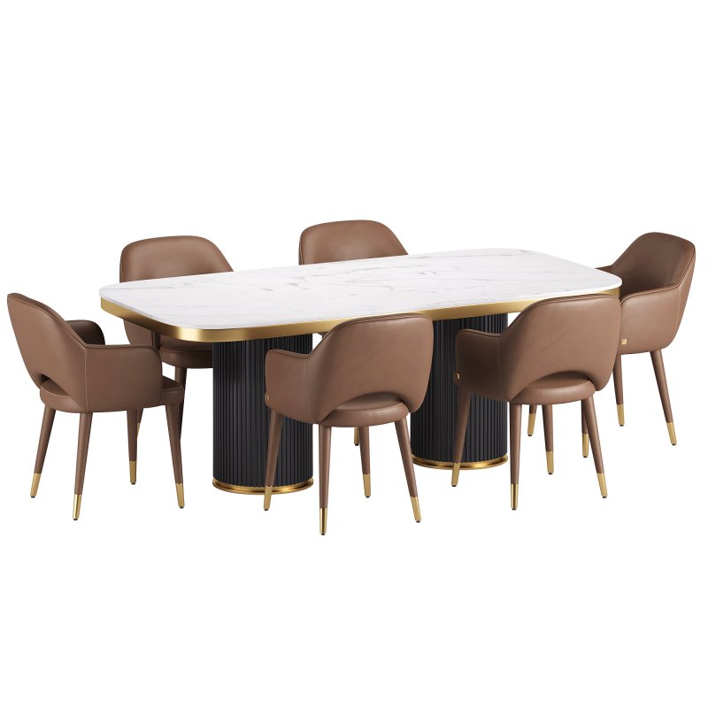 Adrianna Dining Chair and Archie Dining Table - Image 7