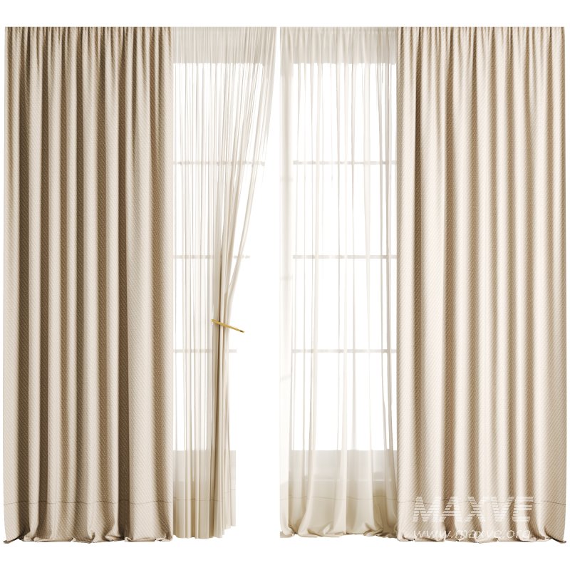 Silk and Cotton Curtain 030 - Image 2