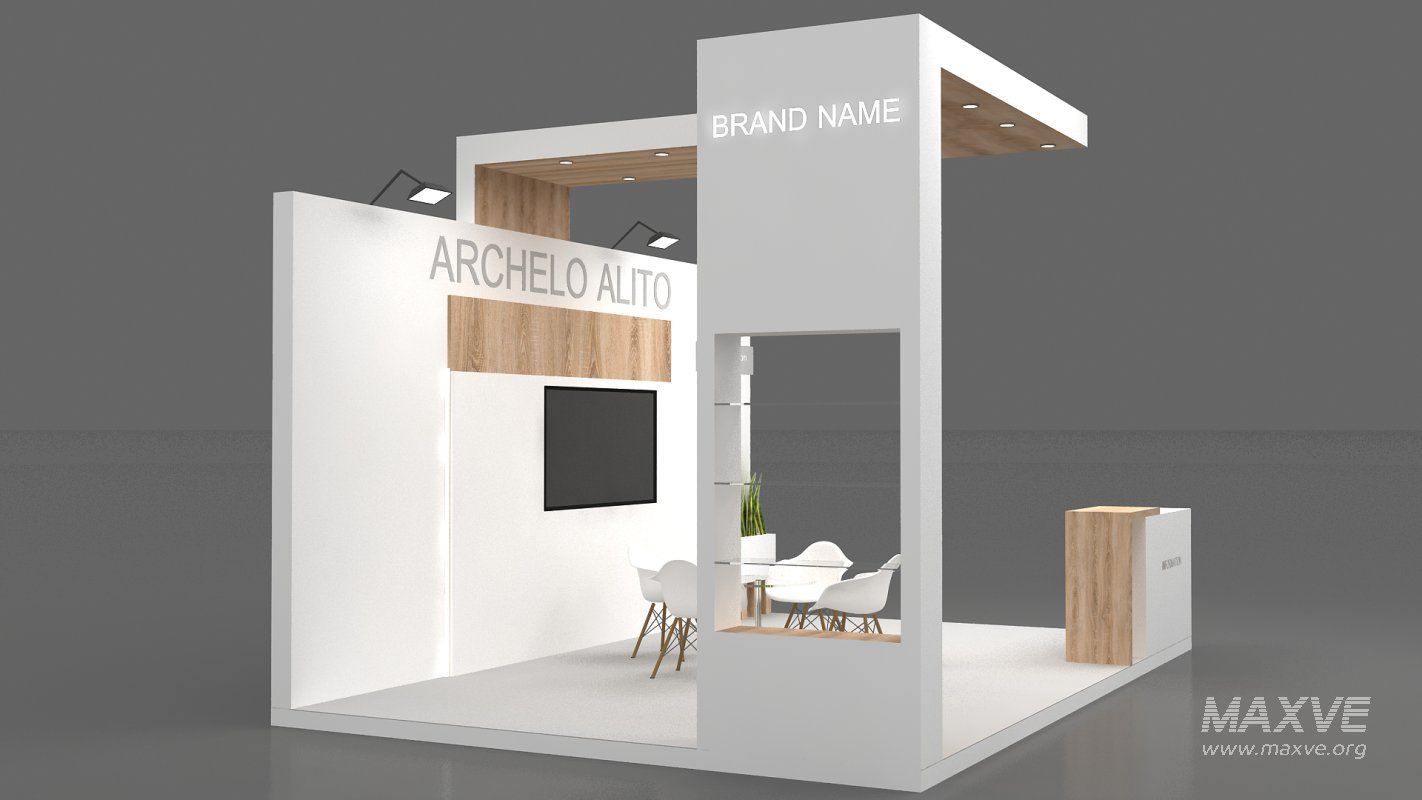 3d exhibition booth stand - Image 3