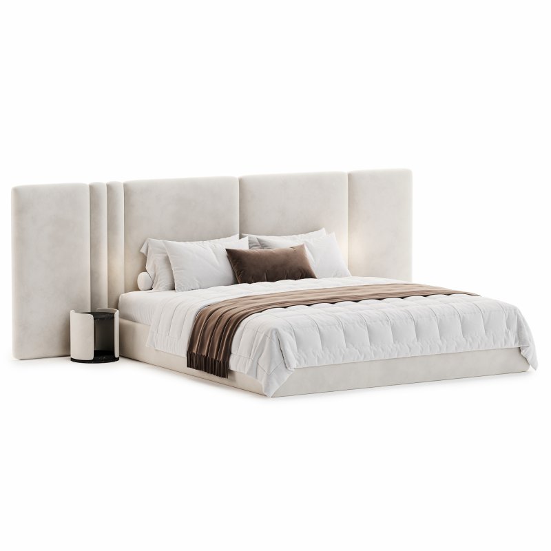 Clerigos Beige Double Bed - Image 3