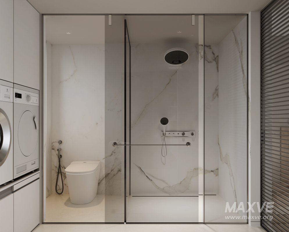 Modern bedroom and dressing room - Image 6