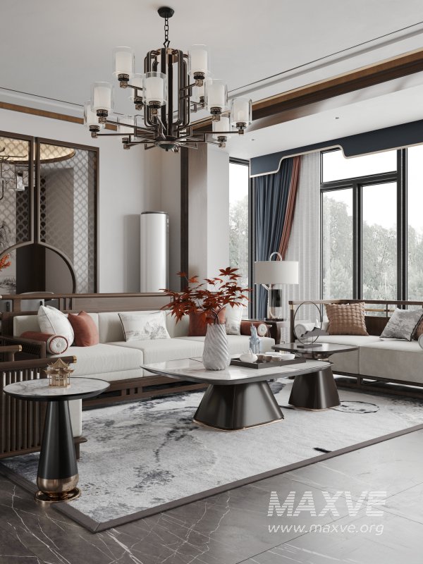 Chinese Living Room Dining Room - Image 6