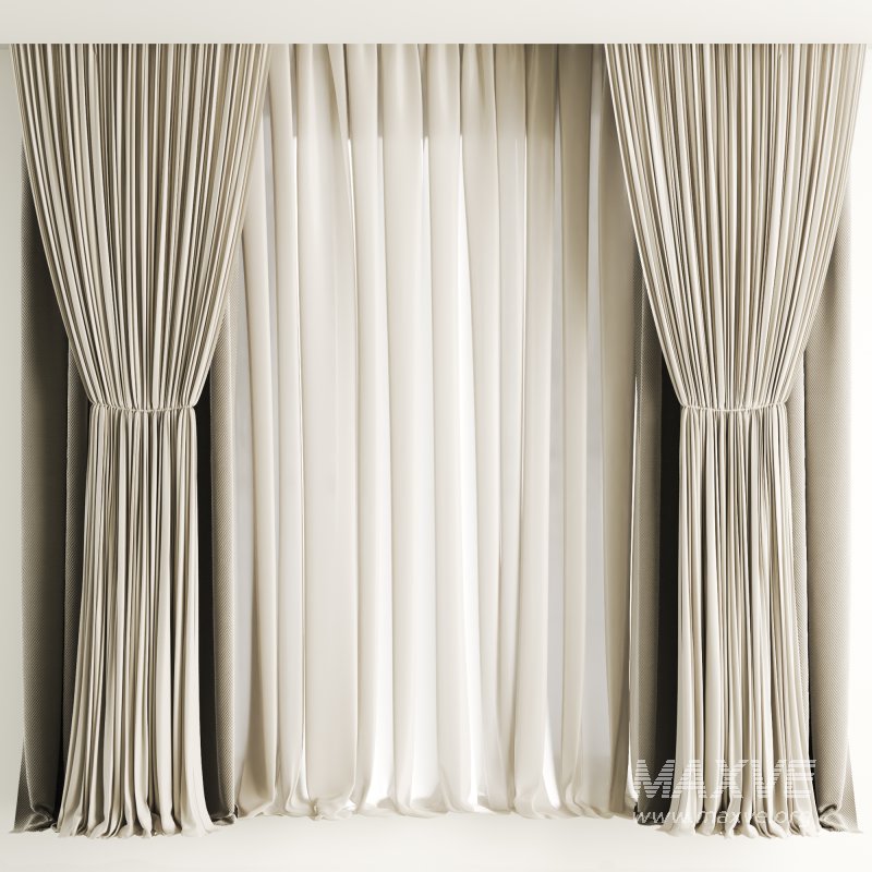 Silk and Cotton Curtain 039 - Image 1