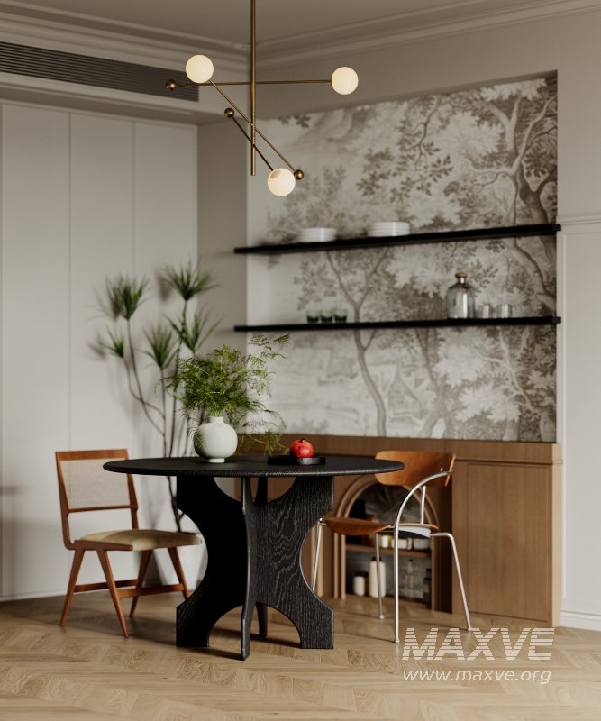 Luxurious living room and dining room bedroom - Image 3