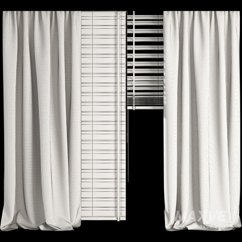 Silk and Wooden Blinds Set 037 - Image 5