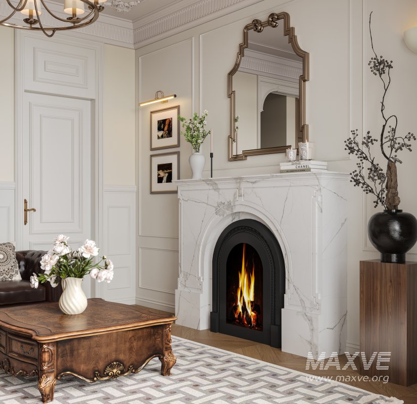 Luxurious classic living room and dining room - Image 9