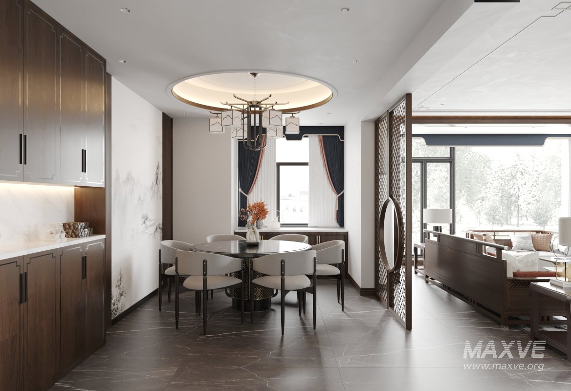 Chinese Living Room Dining Room - Image 3