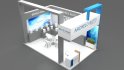 exhibition booth stand 3d Model - Thumbnail 3