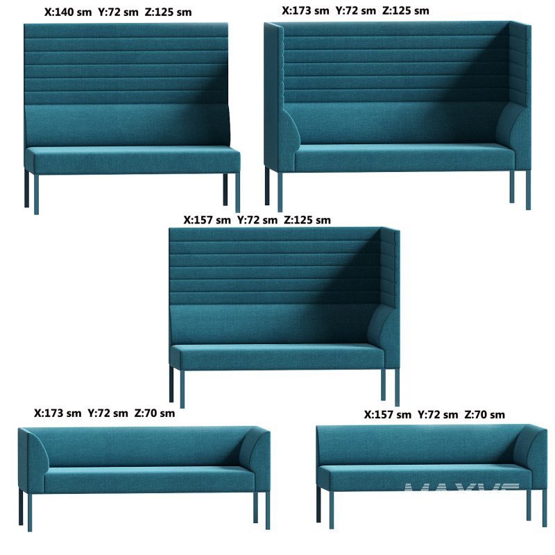 Nuans Design Noda banquette seating 02 - Image 2