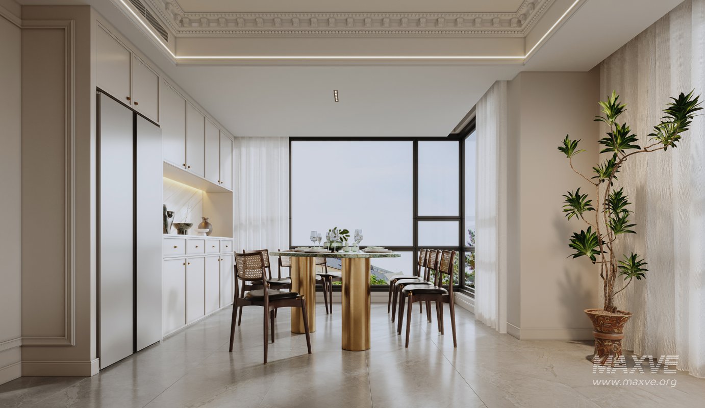 Luxurious living room and dining room - Image 4