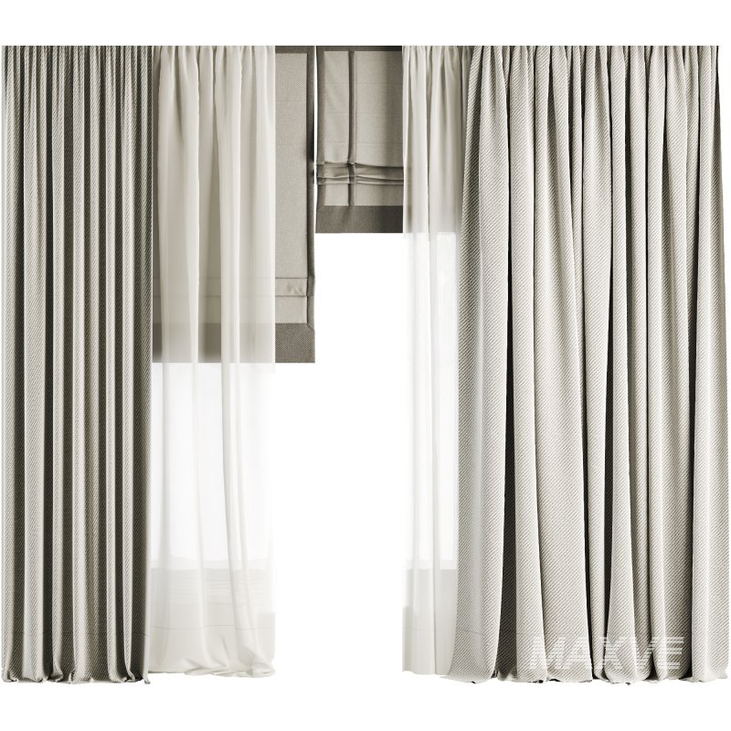 Silk and Cotton Curtain 041 - Image 4
