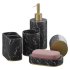 5 Piece Bathroom Counter Top Accessory Set - Thumbnail 4