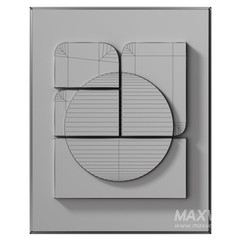 Decorative panel 3D ART RELIEF 05 - Image 7