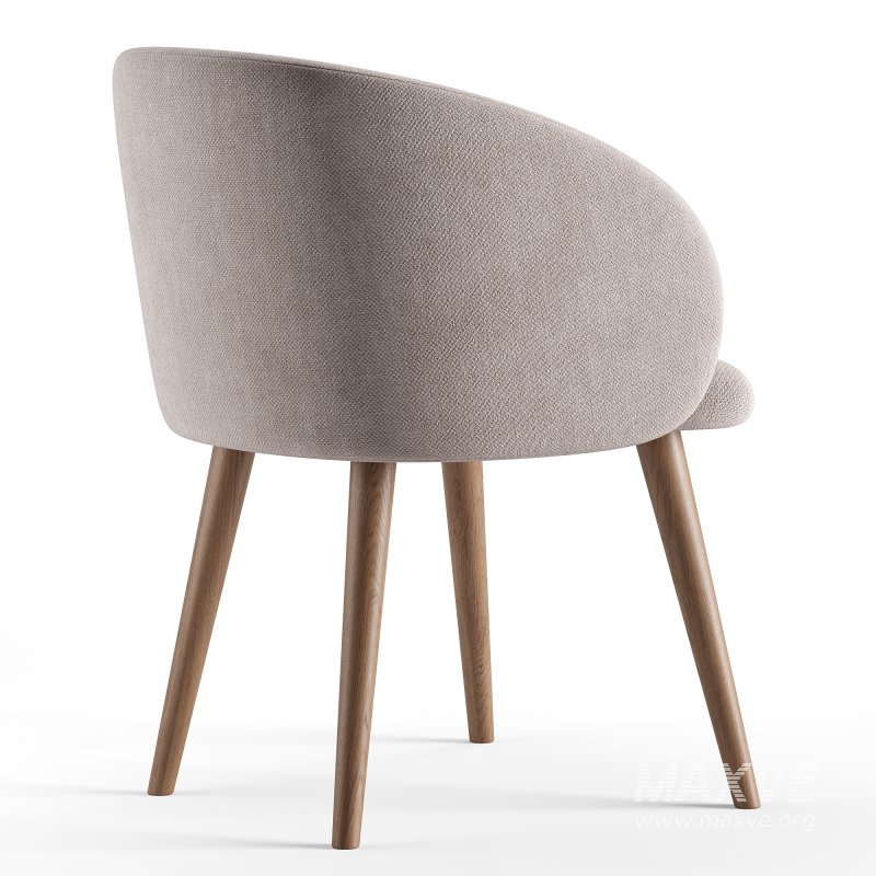Rosa Fabric Dining Chair - Image 3