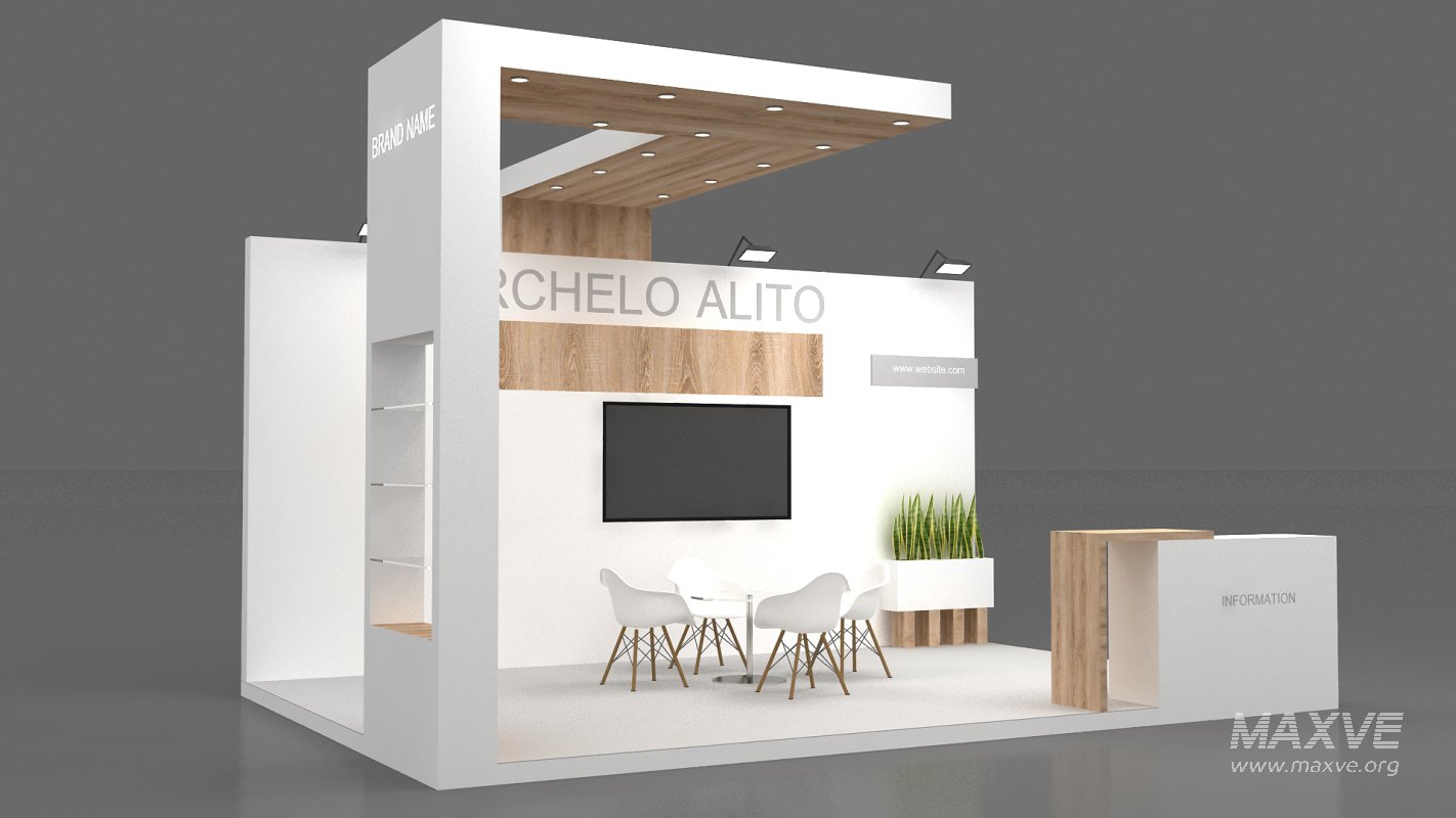 3d exhibition booth stand - Image 2