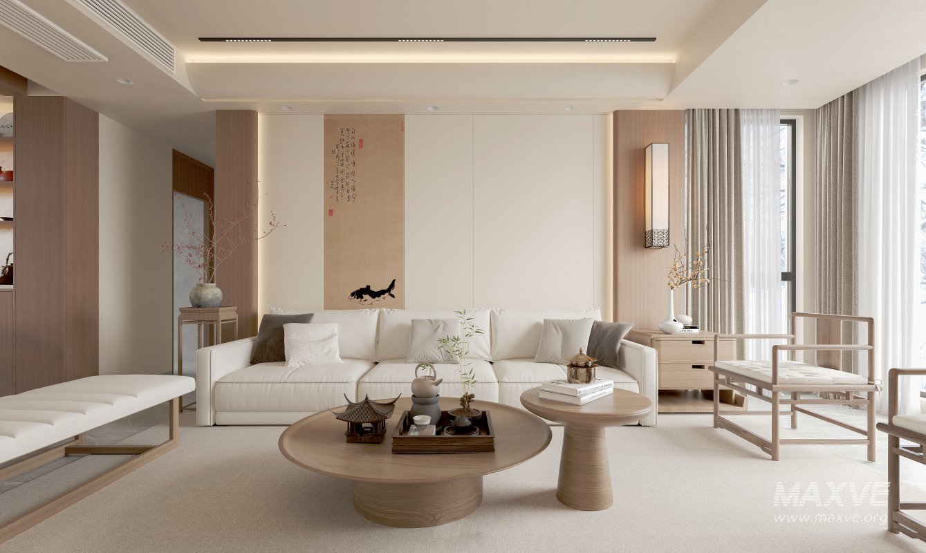 Japanese Living Room Dining Room - Image 3