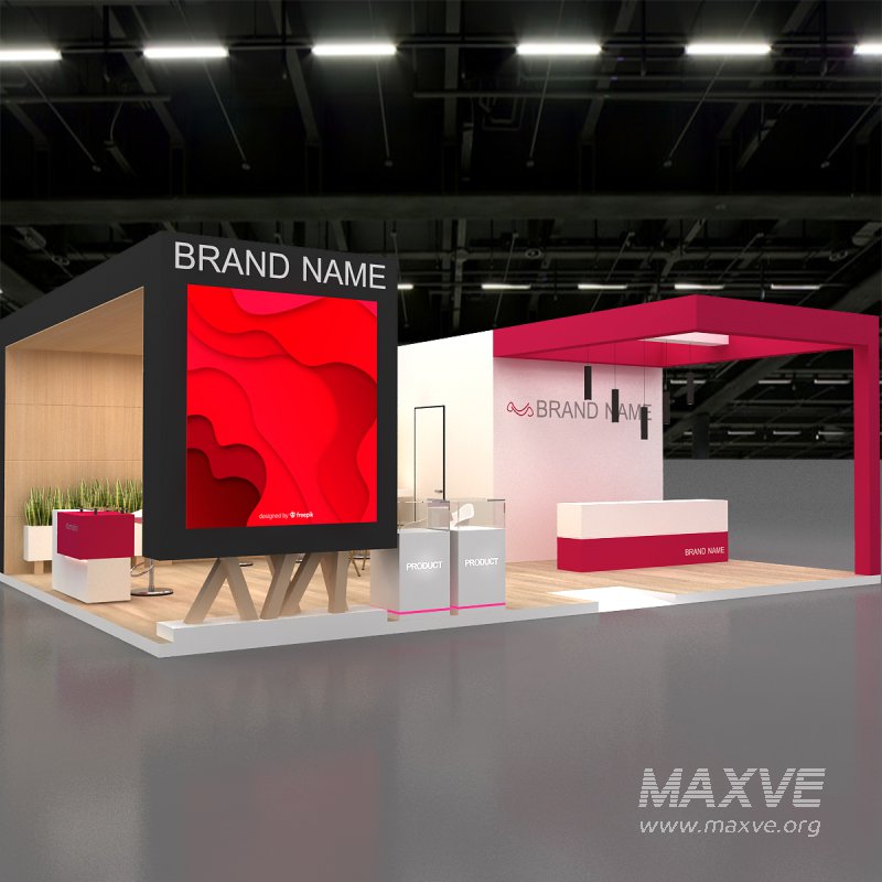 3d model exh booth - Image 8