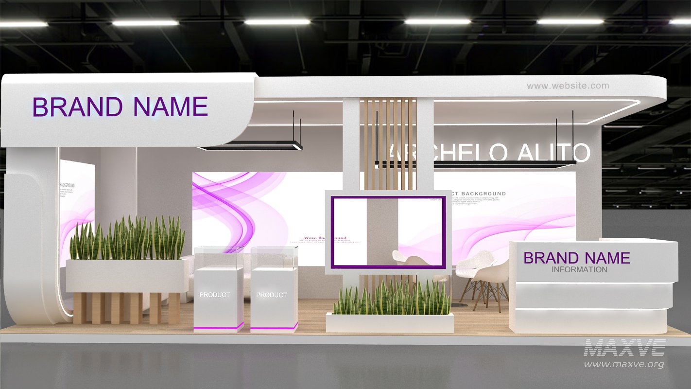 3d model booth exhibition expo - Image 4