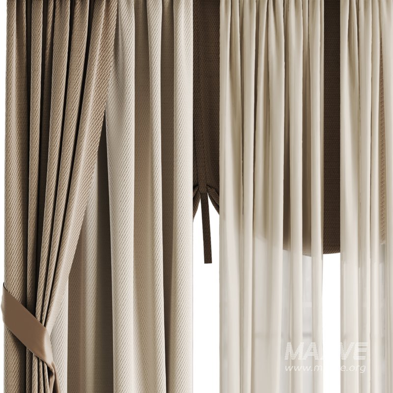 Silk and Cotton Curtain 035 - Image 2