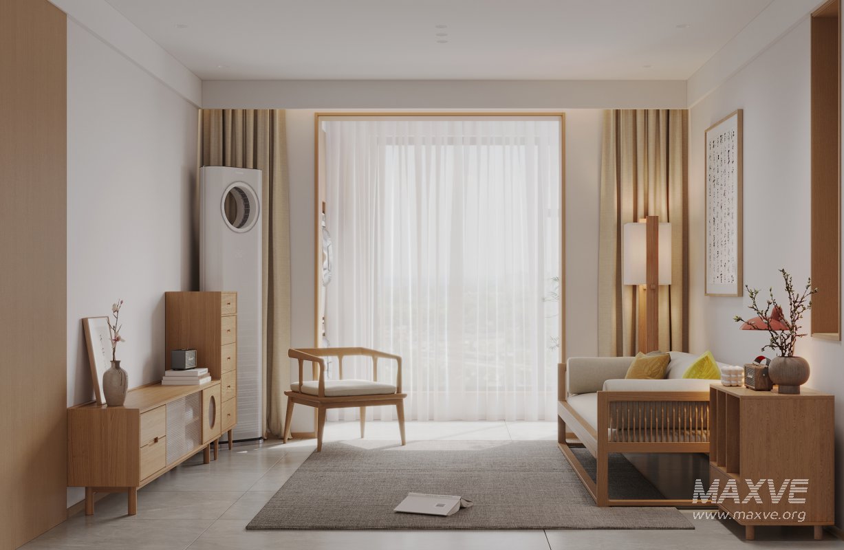 Japanese Living Room Dining Room - Image 1