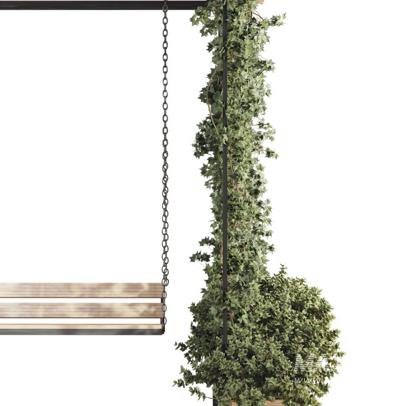 Ivy Plants Garden and Gazebo Swing 02 - Image 4