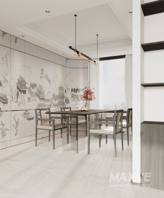 Chinese Living Room Dining Room - Image 5