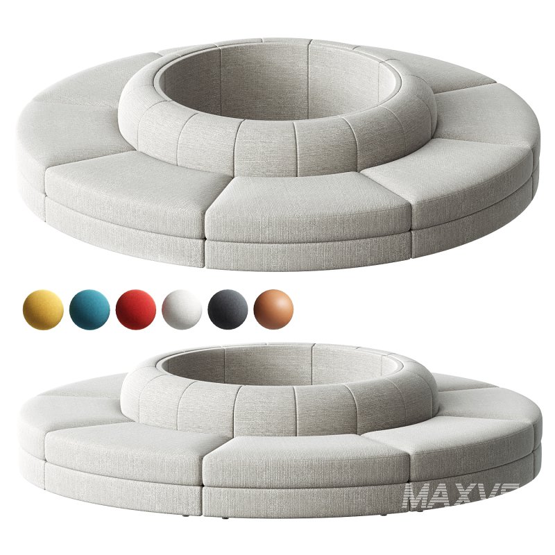 Maura Modular Convex Circle Sectional - Image 3
