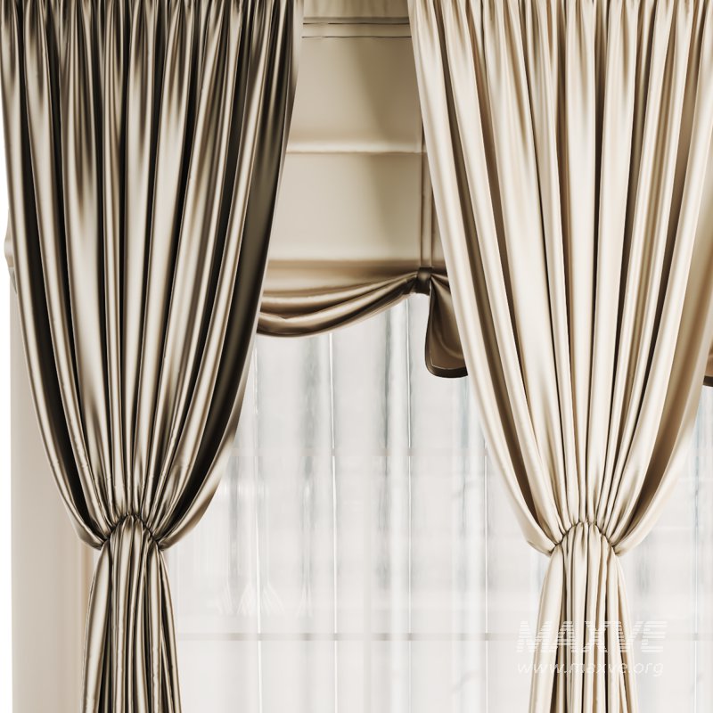 Silk and Satin Curtain 046 - Image 4