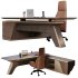 High Tech Executive Office Desk W-2428 - Thumbnail 2
