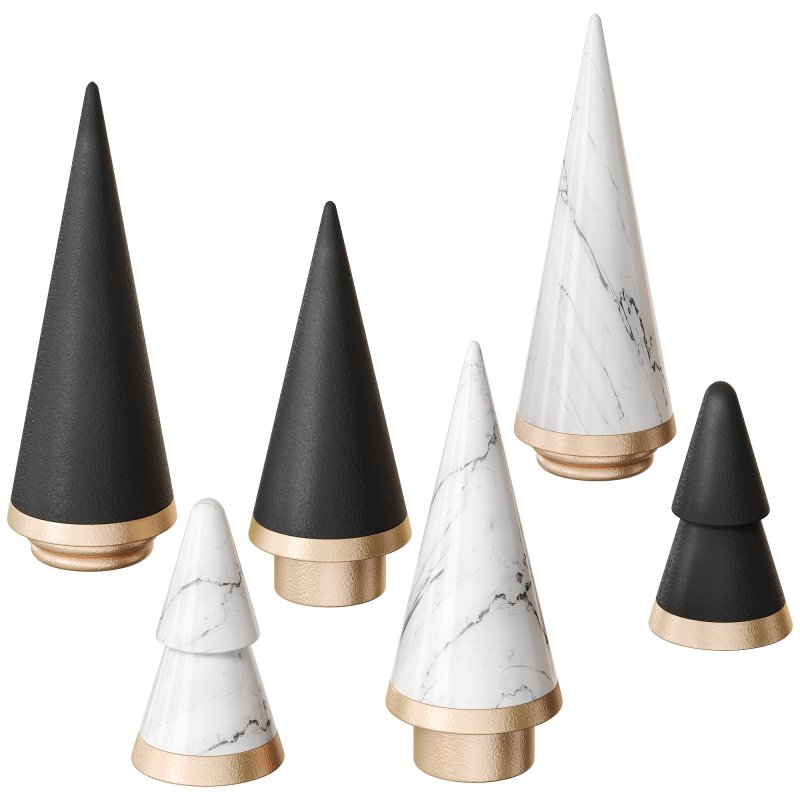 Christmas Tree Inspired Ornament Sculptures by Evoke The Christmas Cheer - Image 1