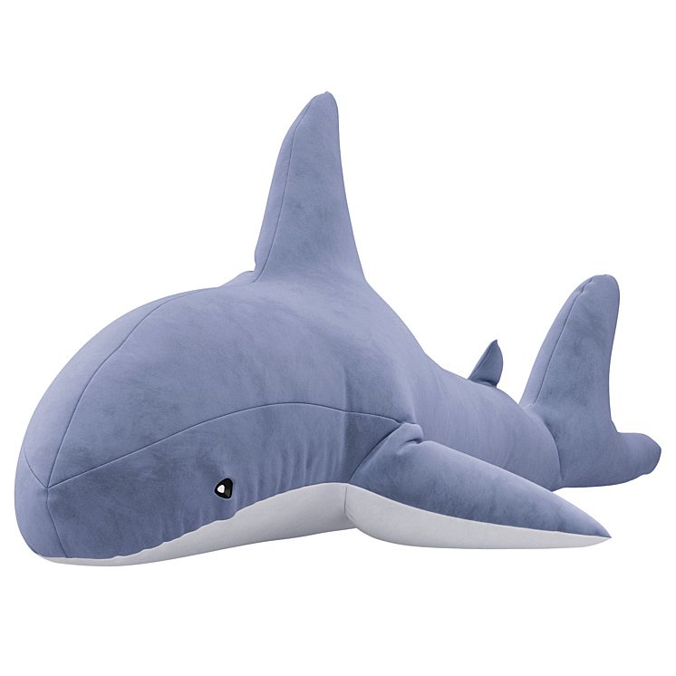 Sleeping Shark Plush Toy - Image 1