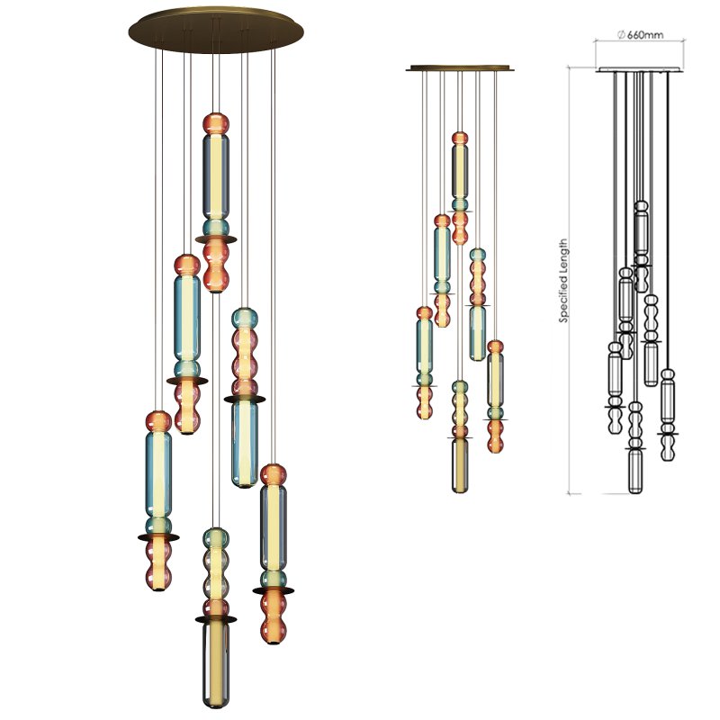 Crest & Cascade Chandelier - Image 3
