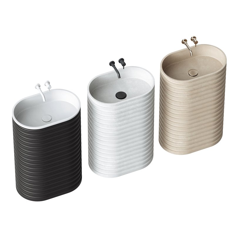 Maddox Freestanding Stone Basin 580mm - Image 2