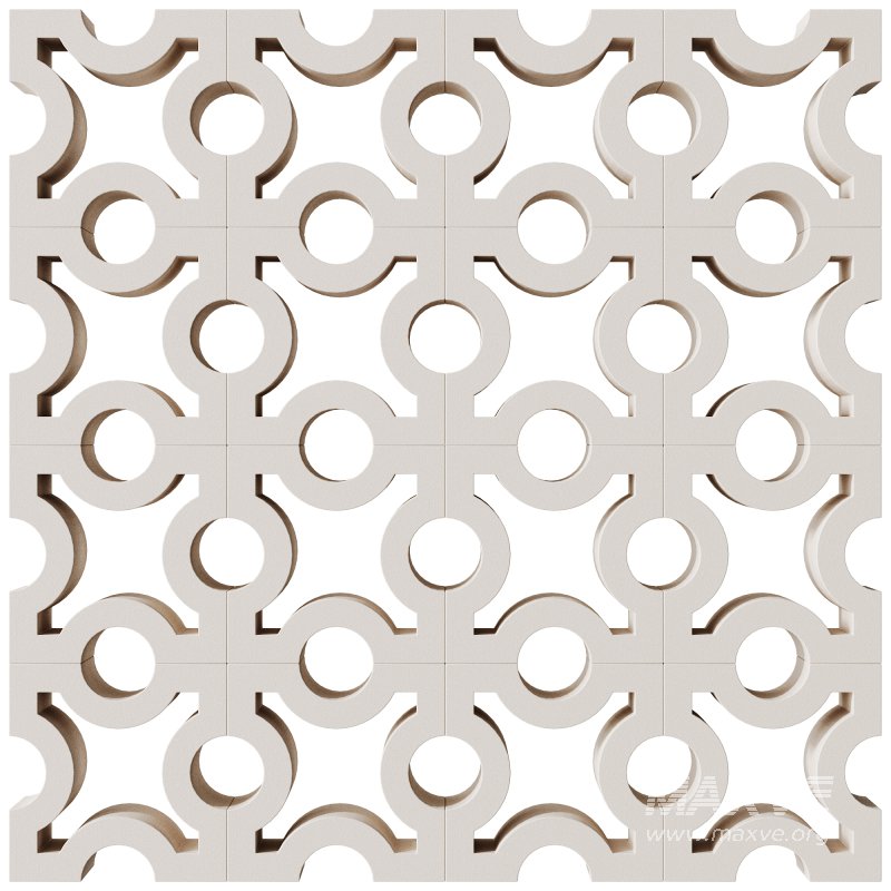 Modular Wall 27 Breeze Block BB19-01 by Cement Tile Shop - Image 1