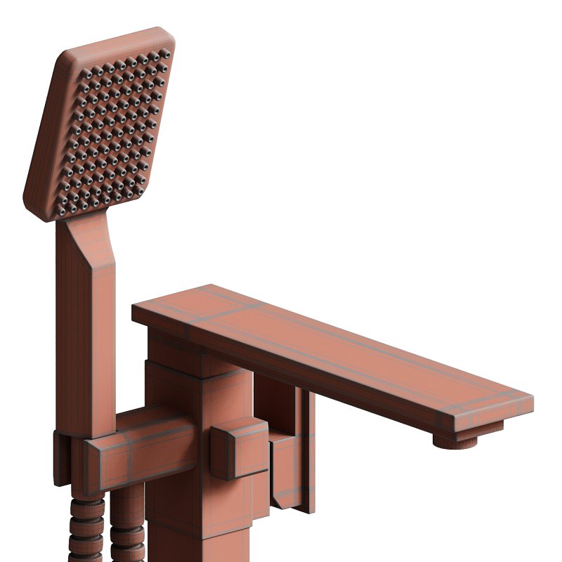 Grandeur Pietra Grey Marble Freestanding Bath 1780mm - Image 5