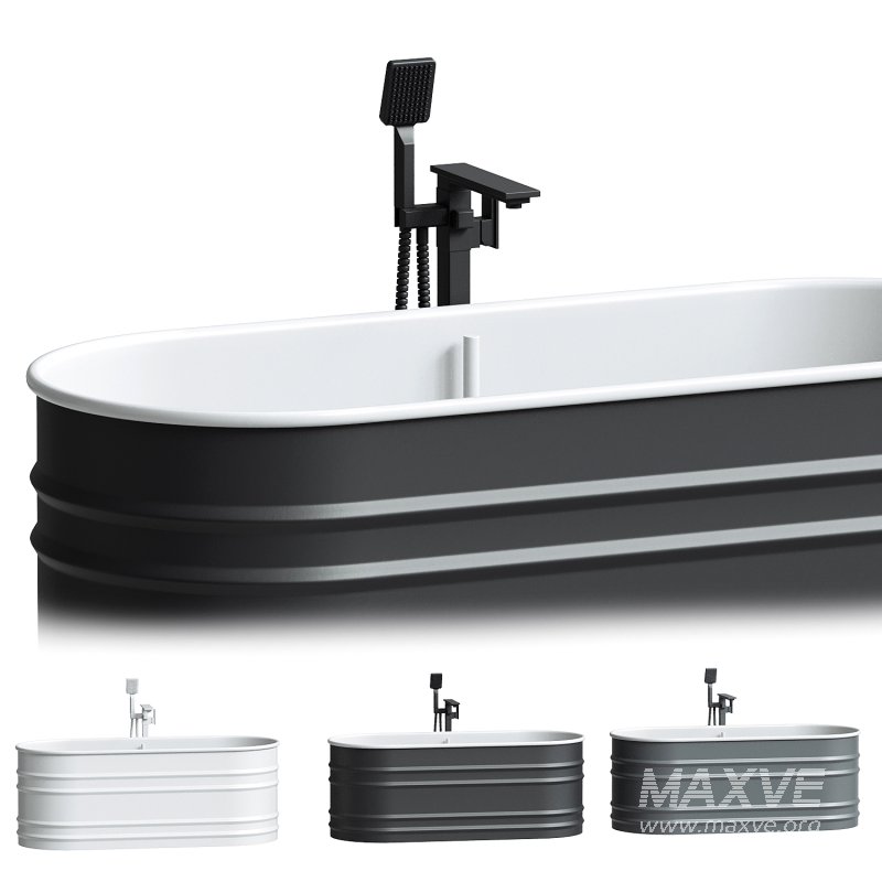 Vieques steel bathtub Patricia Urquiola - Image 1