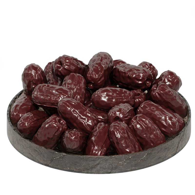 Low Glass Bowl Centerpiece with Arabic Persimmons - Image 3