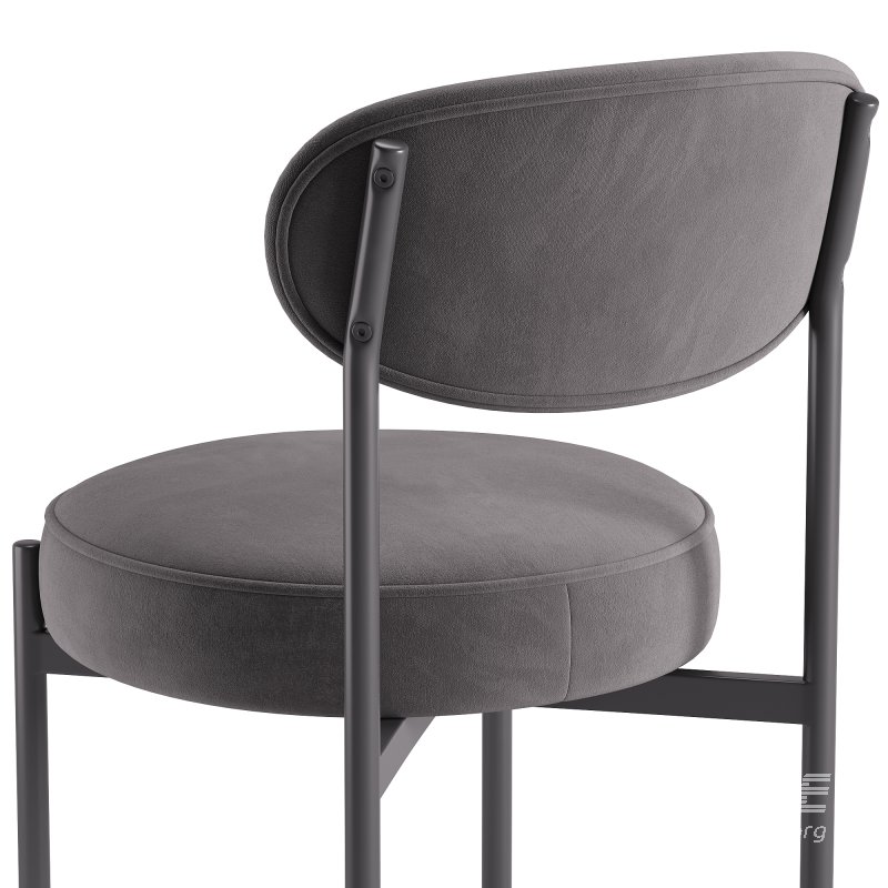 Ava Velvet Dining Chair - Image 5