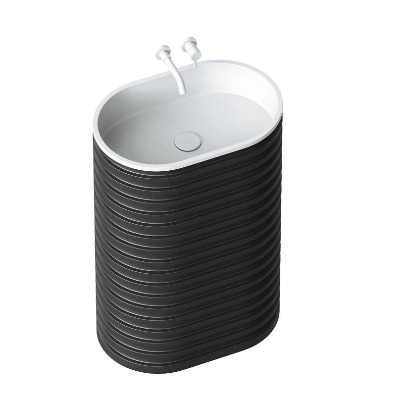 Maddox Freestanding Stone Basin 580mm - Image 1