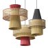 Raffia Multicolor Pendant Lamps - Thumbnail 4