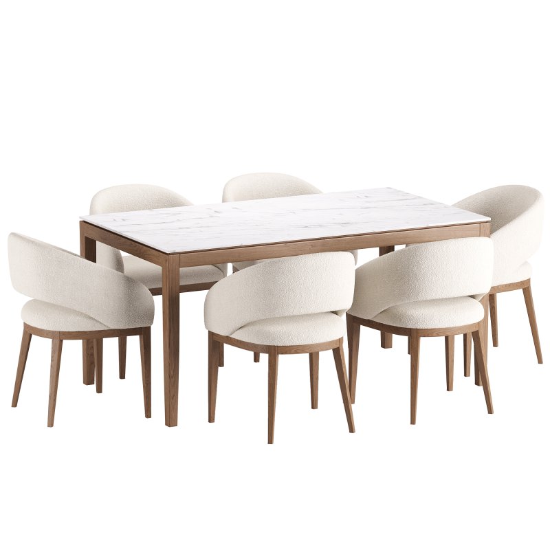 Allen Chair 2 and Jackson Dining Table - Image 2