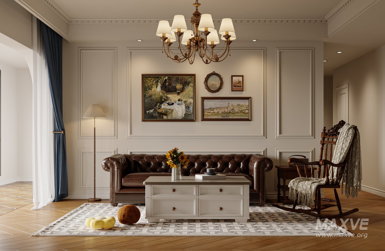 Luxurious classic living room and dining room - Image 4