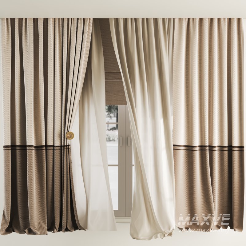 Silk and Cotton Curtain 043 - Image 2