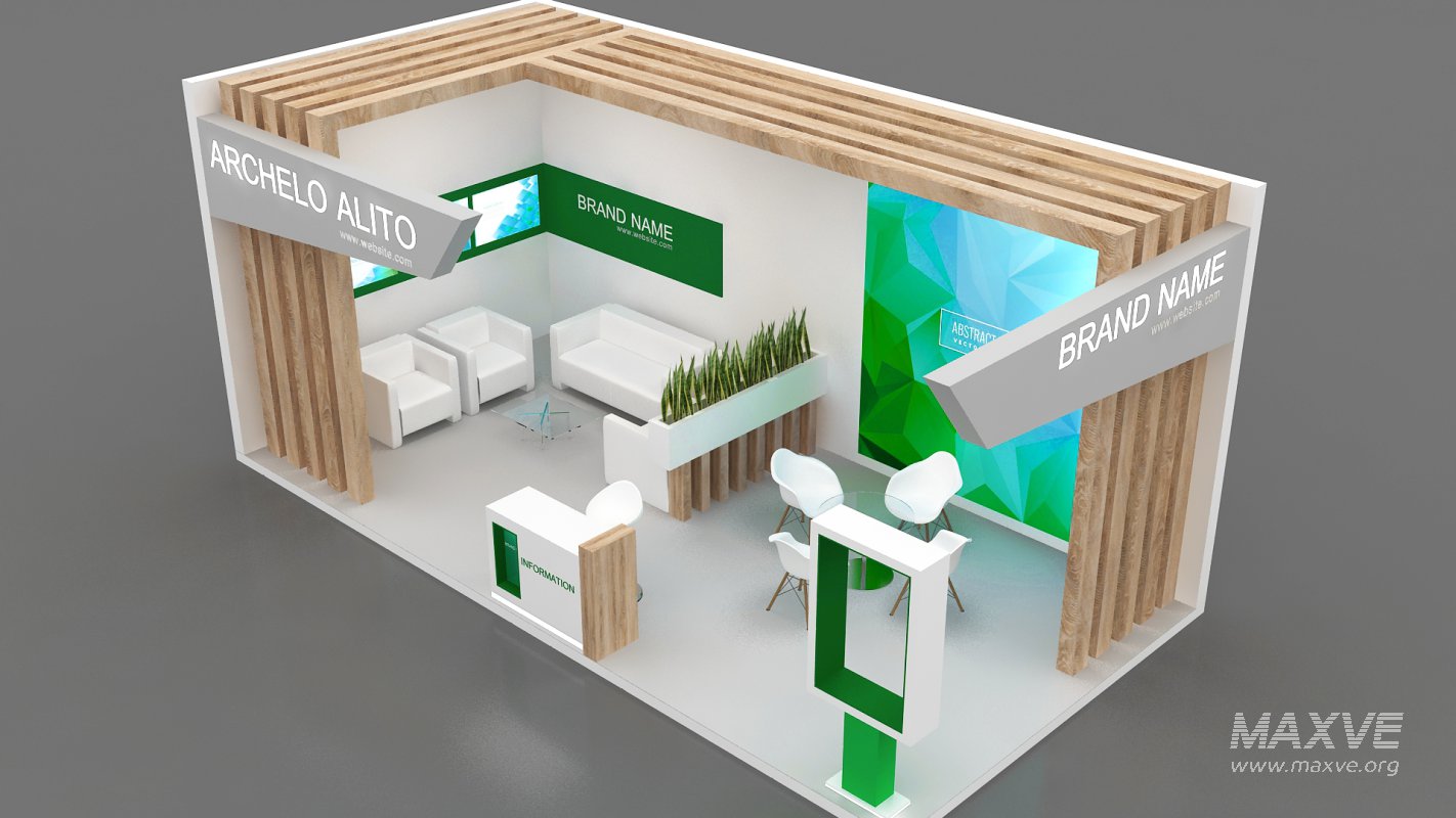3d exhibition booth stand tradeshow - Image 5